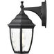 Bram 1 Light 10.79 inch Textured Black Outdoor Wall Sconce